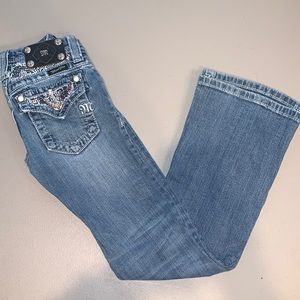 Girls Miss Me Jeans Size 8 (little girl)